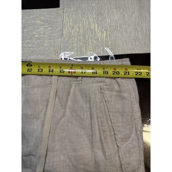 Club Room Luxury Linen Pants XXL Beach Coastal Lagenlook Wide Leg Relaxed Casual - Picture 3 of 6